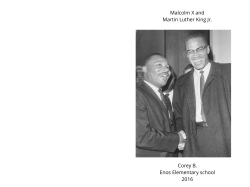 Malcolm X and Martin Luther King Jr.