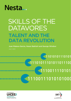 skills of the datavores