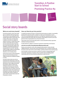 Social story boards (pdf