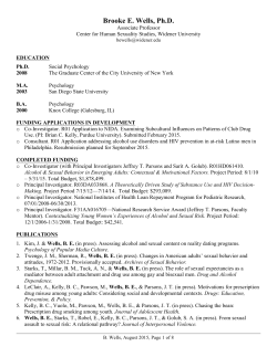 Curriculum Vitae - Widener University