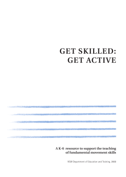 Get skilled: Get active - Healthy Kids