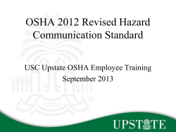 Hazard Communications