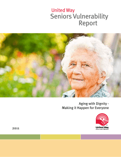 Seniors Vulnerability Report