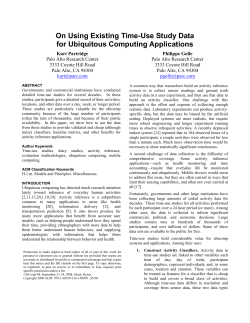 On Using Existing Time-Use Study Data for Ubiquitous Computing