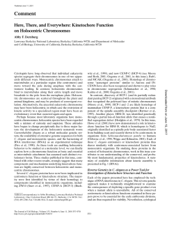 Comment - The Journal of Cell Biology