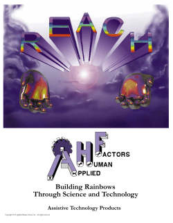 Brochure - Applied Human Factors