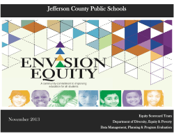 Equity Scorecard Team