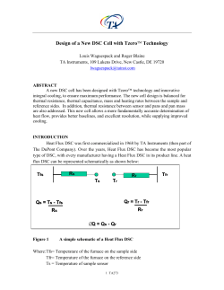 Design of a New DSC Cell with Tzero™ Technology