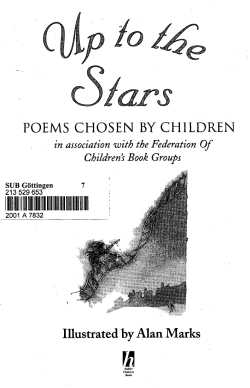 POEMS CHOSEN BY CHILDREN Illustrated by Alan Marks