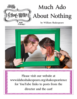 Much Ado About Nothing - Idaho Shakespeare Festival