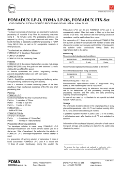 Technical data sheet