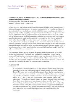 Print - Medieval Text Manuscripts