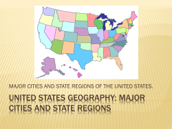 united states geography: major cities and state - pams