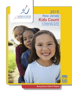 Kids Count - Advocates for Children of New Jersey