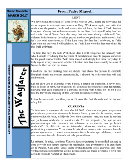 March 2017 - St Christopher`s El Paso