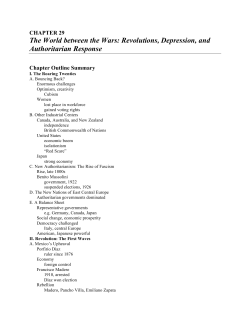 Chapter 29 Notes and Vocab