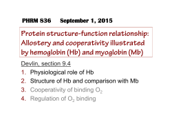 Protein structure-function relationship: Allostery and cooperativity