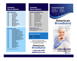 Channel Guide - American Broadband Missouri