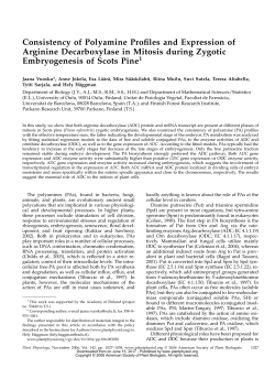 Consistency of Polyamine Profiles and