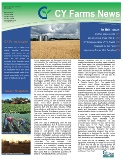 Fall 2016 - CY Farms