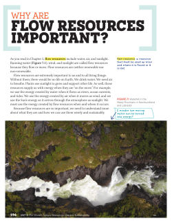 flow resources important?