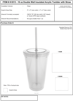 ITEM # # 6513 - 16 oz Double Wall Insulated