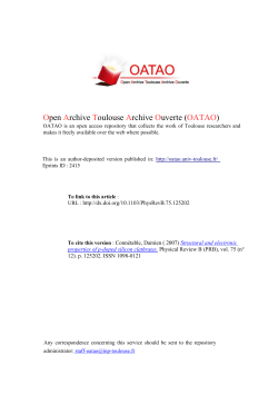 Structural and electronic properties of p