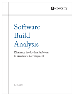 Software Build Analysis