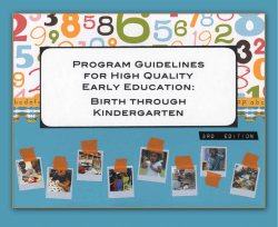 Program Guidelines for High Quality Early