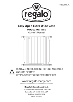 Manual - Regalo Baby