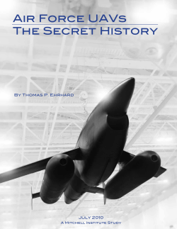 Air Force UAVs The Secret History