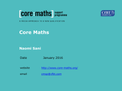 Core Maths - Boolean Maths Hub