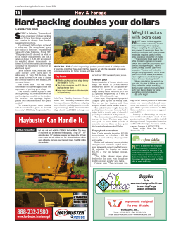 Hard-packing doubles your dollars - New York Farm Viability Institute