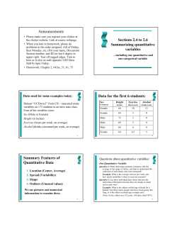 Lecture 2, Compact version - Donald Bren School of Information and