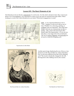 Lesson #19: The Basic Elements of Art