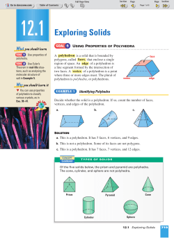 Exploring Solids