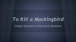 To Kill a Mockingbird - Mustang Public Schools