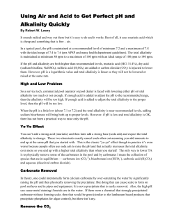 Using Air and Acid to Get Perfect pH and Alkalinity Quickly