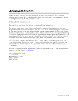 Generating Solutions: How Clean, Renewable Energy is Boosting