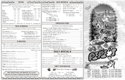 daily special`s - Pepe`s Mexican Restaurant