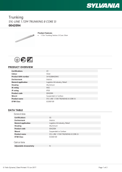 syl-line 1.72m trunking 8 core si