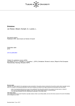 Zimbabwe - Research portal