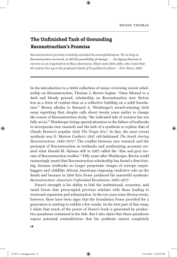 The Unfinished Task of Grounding Reconstruction`s Promise