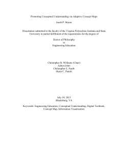 Promoting Conceptual Understanding via Adaptive Concept Maps