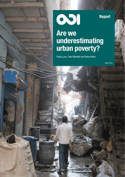 Are we underestimating urban poverty?