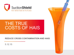 THE TRUE COSTS OF HAIS - Becker`s Hospital Review