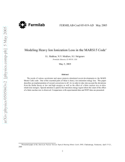 Modeling heavy ion ionization loss in the MARS15 code