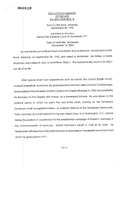 EDWARDS, E. E. &ldquo;Bo&rdquo; III - Nashville Bar Association