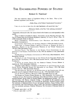 The Enumerated Powers of States