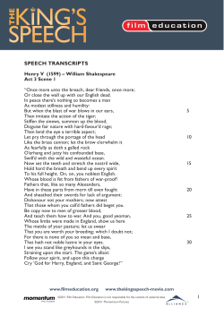 speech transcripts
